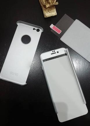 Комплект пластиковий бампер скло накладка 6g на iphone 6/6s2 фото