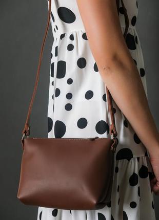 Жіноча шкіряна сумка літо, натуральна шкіра grand, колір віскі