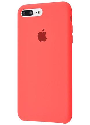 Силіконовий чохол на iphone 7 plus / 8 plus (кораловий)