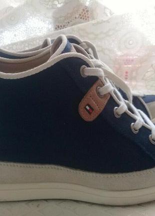 Tommy hilfiger снікерси джинсові,кросівки,кеди