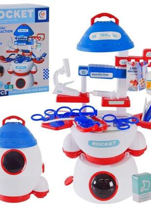 Набір доктора 0421-13a у формі ракети 26х19х19 см