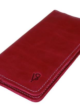 Гаманець шкіряний type #7 (фуксія)