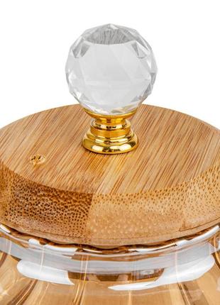 Прозрачный стеклянный заварочный чайник "улун", 1200 мл, заварник для чая с деревянной крышкой6 фото