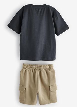 Летний комплект шорты и футболка на мальчика5 фото