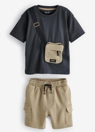 Летний комплект шорты и футболка на мальчика4 фото