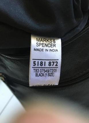 Кожаная сумка marks&spencer на длинном ремешке3 фото