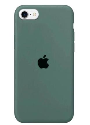 Чехол для iphone 7/8/se 2 silicone case full cover (кактус)1 фото