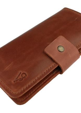 Гаманець шкіряний type #1 (світло-коричневий)