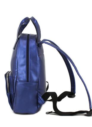 Сумка-рюкзак женская voila 171430 синяя4 фото