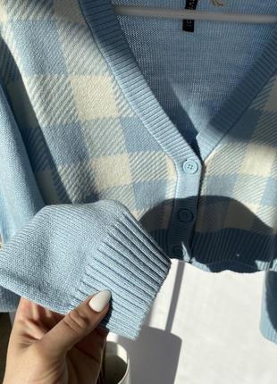 Актуальний кроп кардиган вкорочений трендовий светр світер джемпер кофта кофточка4 фото