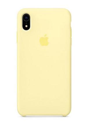 Чехол silicone case (aaa) для apple iphone xr (6.1")