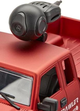 Машинка zipp toys 4x4 повнопривідний пікап з камерою. колір - червоний7 фото