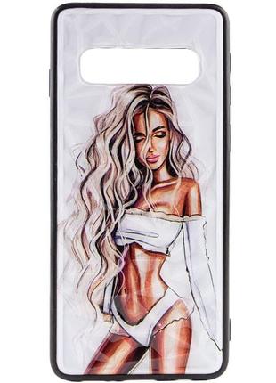 Tpu+pc чехол prisma ladies для samsung galaxy s10