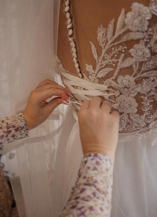 Весільна сукня зі шлейфом. ціна🔥5500 грн+ торг2 фото