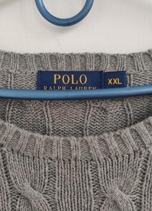 Polo ralph lauren вязаный свитер мужской xxl кофта свитшот5 фото