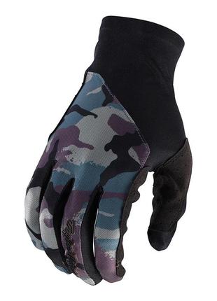 Вело перчатки tld flowline glove camo [army green] md1 фото
