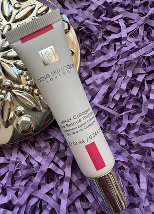 Люкс! колагенова терапія для розгладження шкіри навколо очей able skincare ultra+ conlagen eye rescue strapy. крем, 10ml