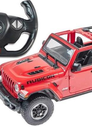 Машинка rastar jeep wrangler rubicon 1:14 червоний