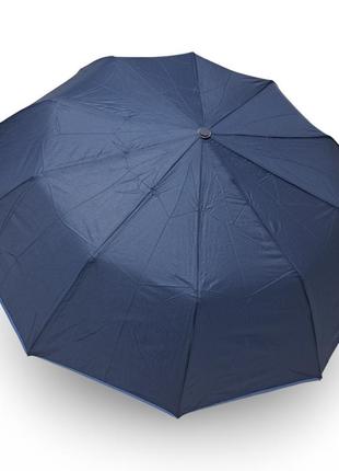 Жіноча парасолька bellissimo синій напівавтомат на 10 спиць #0531