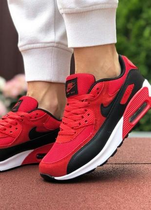 Кросівки nike air max 90 red кроссовки