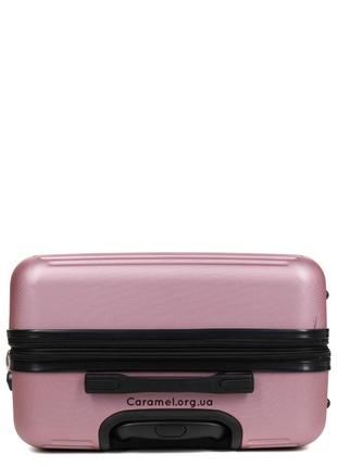 Чемодан франция поликарбон с расширением средний m розовый | 65х45х26(+5) см | 70 л | 3.4 кг | worldline 8056 фото