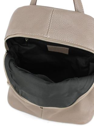Женский кожаный рюкзак borsacomoda 841035 мокко6 фото