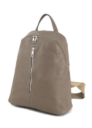 Женский кожаный рюкзак borsacomoda 841035 мокко2 фото