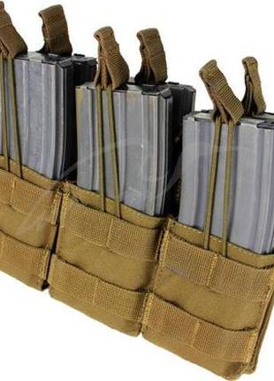 Підсумок condor triple stacker m4 mag pouch. coyote brown