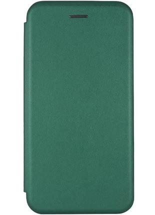Чехол кожаный книжка зеленый classy с визитницей для samsung galaxy a04 / чехол книжка кожаная на самсунг а04