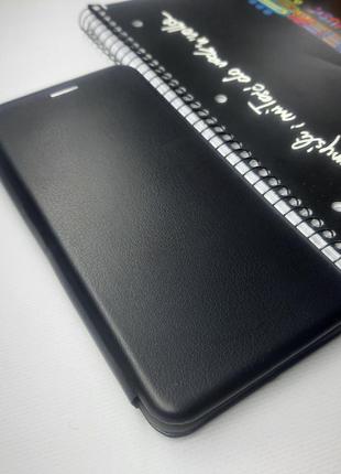 Чехол кожаный книжка черный с визитницей для samsung galaxy a33  / чехол книжка кожаная на самсунг а332 фото