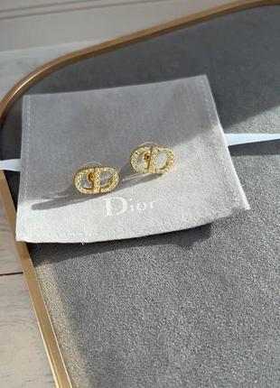 Серьги в стиле dior