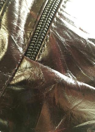 Об'ємна бананка з натуральної шкіри стильна шкіряна сумка на пояс на плече барсетка5 фото