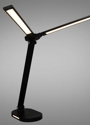 Настільна лампа світильник, з usb-шнуром і блоком живлення diasha 5502p bk
