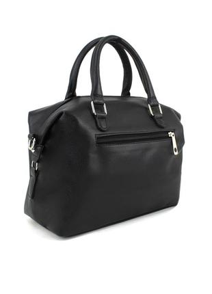 Женская сумка-саквояж voila 78370 черная4 фото