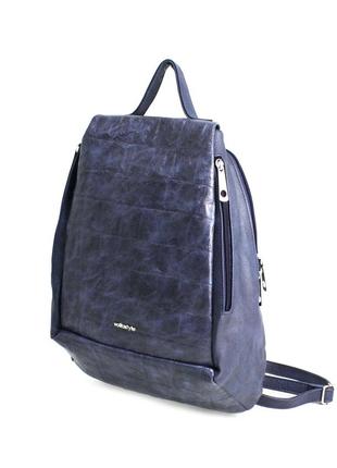 Сумка-рюкзак женская voila 173326167 синяя2 фото