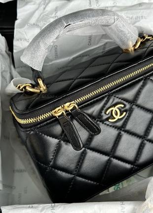 Сумка chanel прямокутна натуральна шкіра9 фото