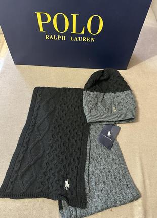 Шапка та шарф polo ralph lauren