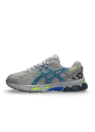 Женские кожаные кроссовки с сеткой в стиле asics gel - kahana 8 🆕 кроссовки асикс1 фото