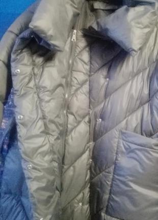 Зимнее женское пальто большой размер (52)7 фото