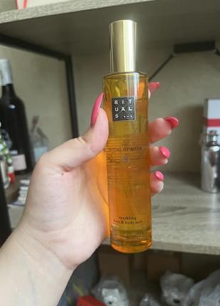 Rituals sparkling hair and body mist mehr3 фото