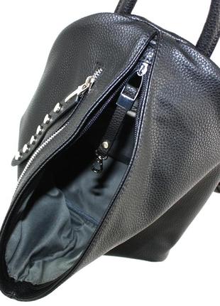 Женская сумка-рюкзак voila 18774 черная5 фото