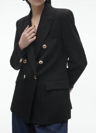 Даубортный пиджак zara