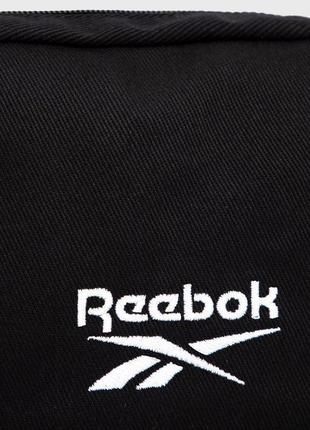 Маленькая коттоновая сумка на плечо reebok classic черная7 фото