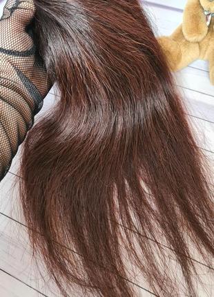 Винтажный шиньон конский хвост из натуральных волос.