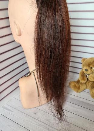 Винтажный шиньон конский хвост из натуральных волос.