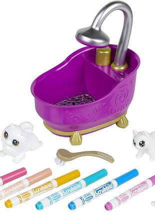 Набір crayola scribble scrubbie pets tub set3 фото