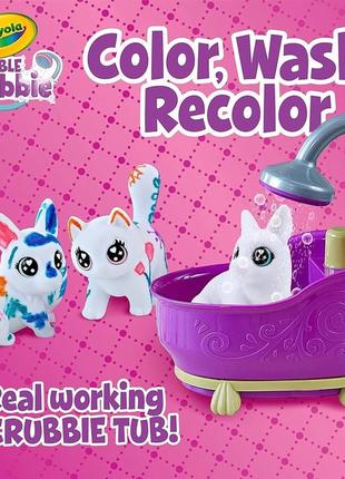 Набір crayola scribble scrubbie pets tub set5 фото