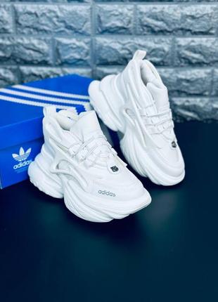 Женские кроссовки adidas белые новинка