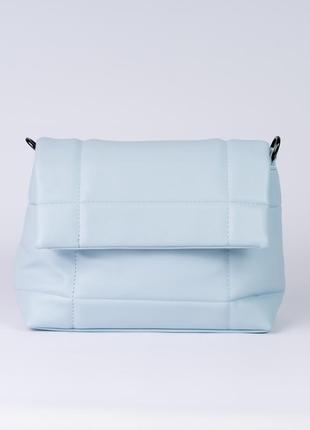 Жіноча сумка блакитна сумка через плече блакитний клатч через плече кросбоді сумочка