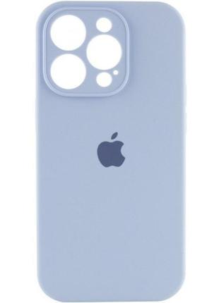 Silicone case full camera для iphone 14 pro lilac blue (код товару:28737)